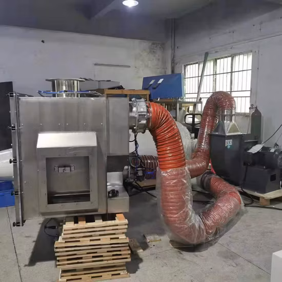 Die Kunststoffindustrie reinigt Pellets, um die Qualität beider Pellets, Pelletron-Entstauber, elektrostatischem Metalldetektor und Separator zu verbessern